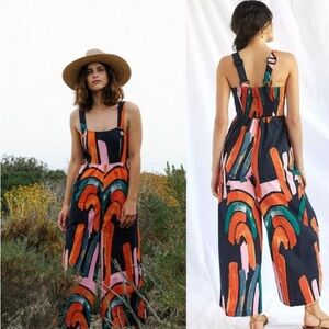 🧡Anthro Bel Kazan Arches Jumpsuit XS